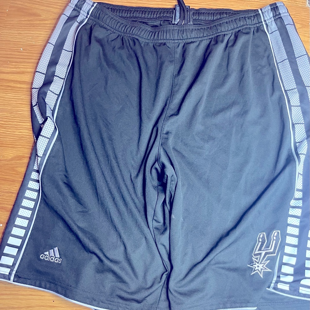 Spurs Adidas basketball shorts